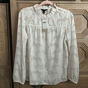 Banana Republic blouse. Areas of blouse are sheer.